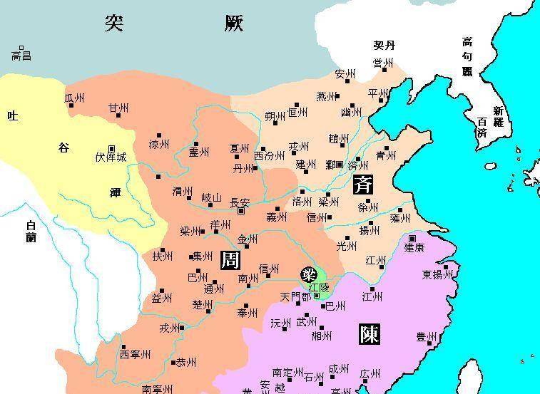 南北朝时期政权数量及时代更迭
