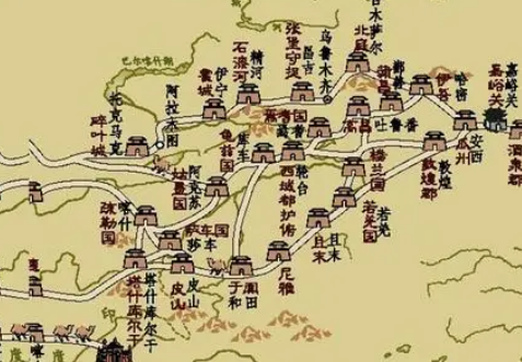 古代丝绸之路的跨文化交流之路，都经过哪些国家？
