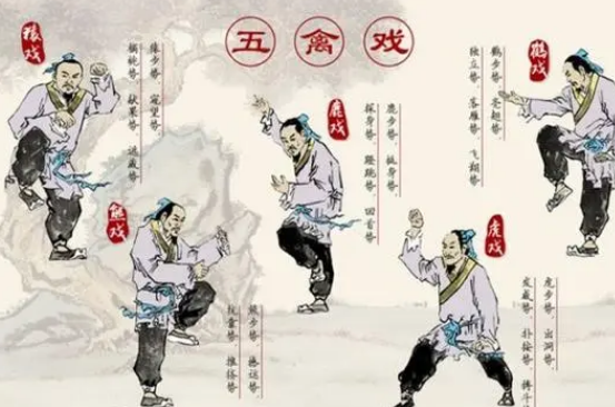 华佗的五禽戏：五种动物，五种功效