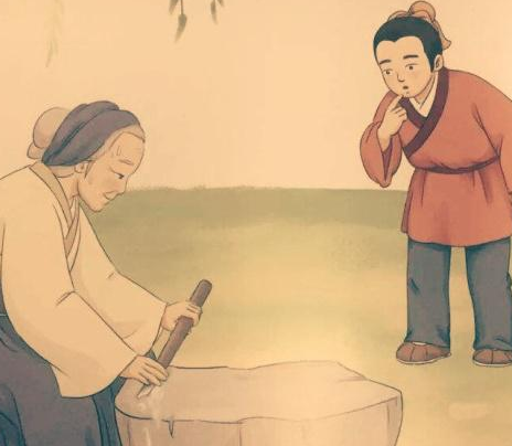 铁杵磨成针的真谛与李白的误解，故事是什么样的？
