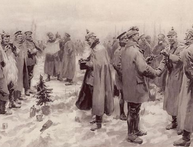 1914年圣诞节的奇迹：战争与和平的交织