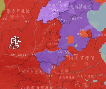 唐朝四十八藩镇图：一幅历史长卷的细腻描绘