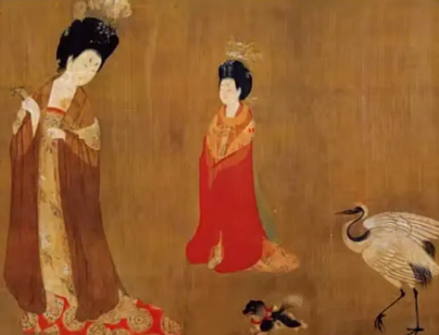 簪花仕女图：周昉笔下的唐代女性之美
