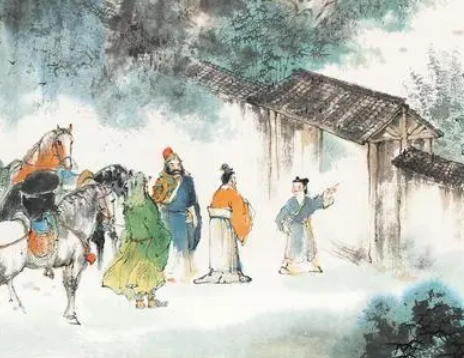 三顾茅庐，诸葛亮请的是谁？