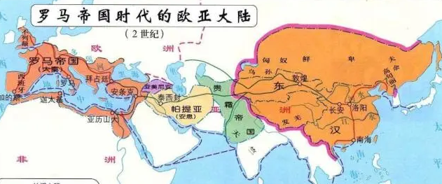 大汉王朝与古罗马帝国的碰撞：一场历史假设的探讨