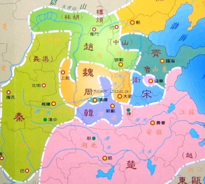 晋国一分为三后，韩国为何成为最弱小的？