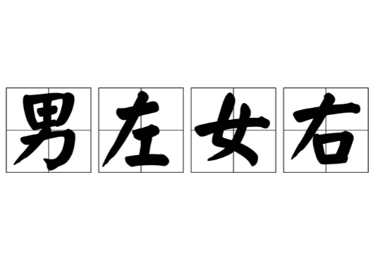 揭秘“男左女右”的习俗源起