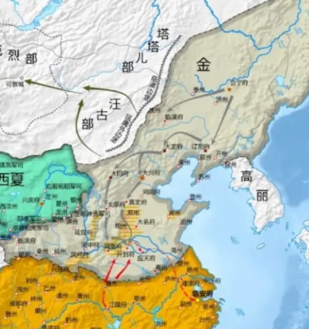 金朝地图变迁史：从崛起到衰落的地理见证