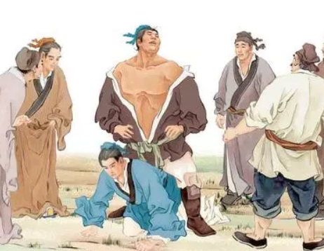 韩信胯下受辱的故事是怎样的？告诉我们什么道理？