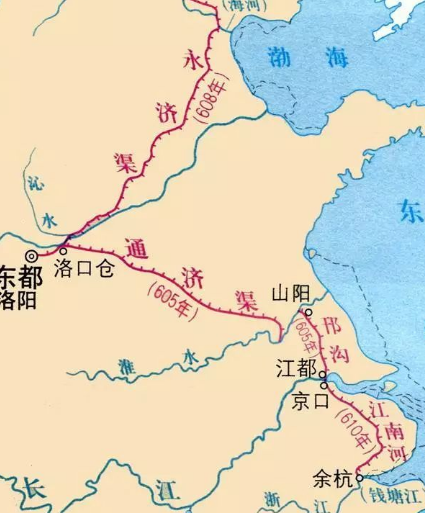 隋朝修建大运河：沟通南北，繁荣经济