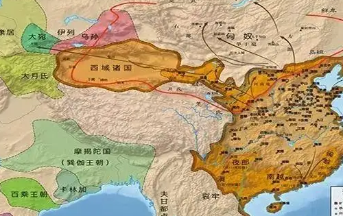 汉朝西征大宛，期间都途经哪些国家？