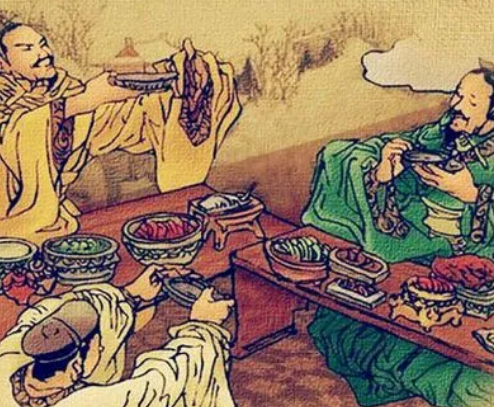 古代餐桌礼仪：品味与规矩的交融