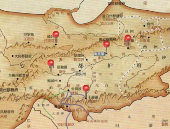 安西四镇：唐朝西部边疆的重要防御