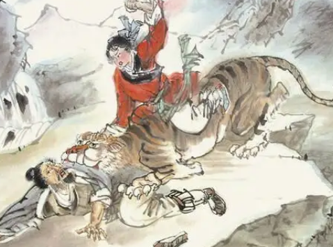 扼虎救父：古代孝道的传奇故事
