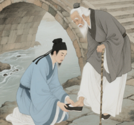 黄石公赠书张良：一部兵法、两段传奇与千年智慧传承