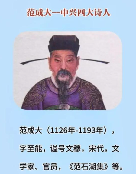 范成大：文武兼修的南宋名臣与诗坛巨擘