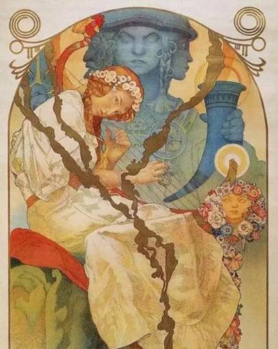 穆夏风格：自然与美学的交响诗