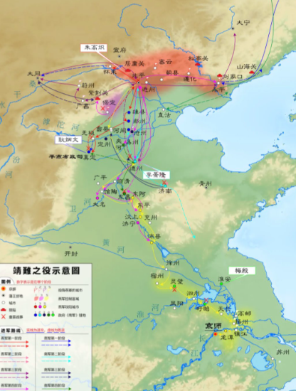 靖难烽火中的双雄对决：盛庸与平安谁更耀眼？