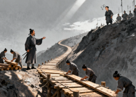 三国烽烟中的暗度陈仓：智谋与勇气的交响