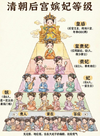 清朝后妃等级制度：森严等级下的宫廷生态