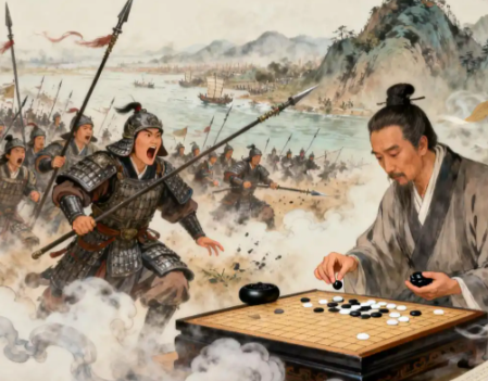 举重若轻的棋局：谢安在淝水之战中的谋国之智