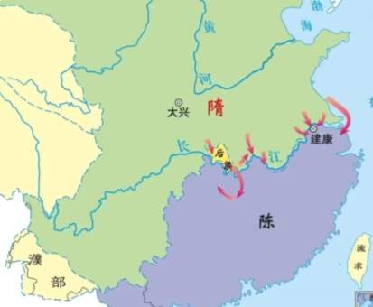 横江跃马平南陈：隋军渡江终结南朝分裂时代