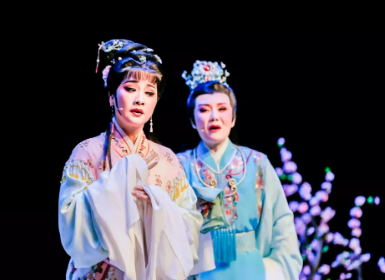 Who are the four representative figures of Yue Opera, and what are their representative works?