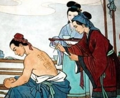 The treacherous minister Qin Hui framed Yue Fei for capital punishment.