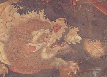 犼：中国神话传说中的神兽，直到明清时期才成型