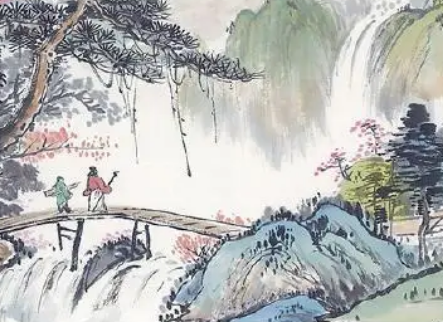 王维山居秋暝描绘了怎样的景象？