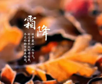 霜降时节的韵味与习俗