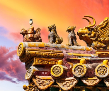 故宫屋脊上雕刻的老人：神秘的守护者