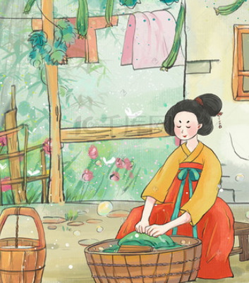 古人的洗衣智慧：无洗衣粉如何洗净衣物