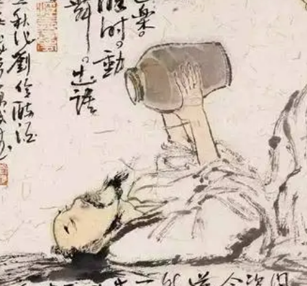 竹林七贤之一的刘伶：裸奔背后的哲理