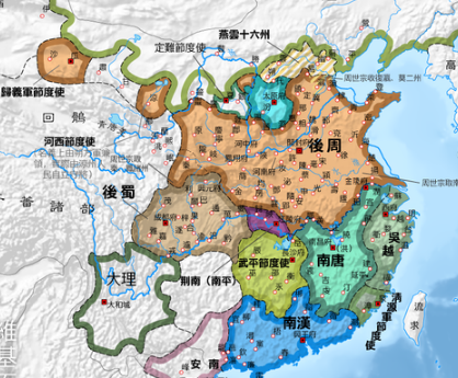 除了五代十国，唐宋间还有哪些割据政权？