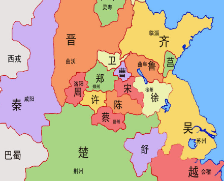 春秋五霸、战国七雄分别是谁？