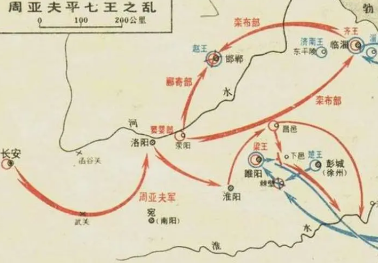 周亚夫平定七国之乱：功高震主的悲哀