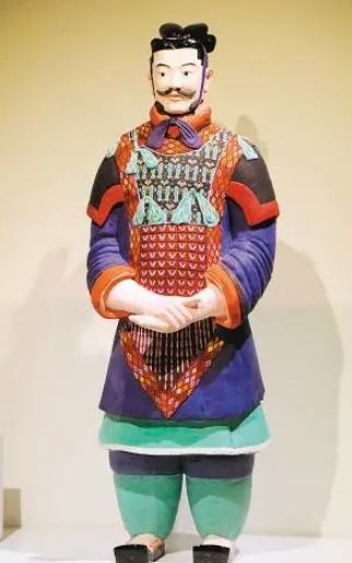 兵马俑本来的颜色：揭秘千年古墓的彩绘之谜