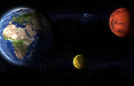 探索宇宙：降落月球和火星的挑战与差异