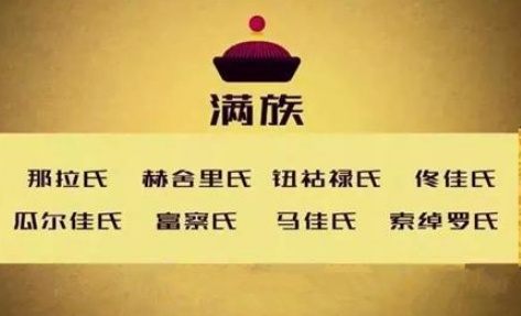 满清八大姓氏的由来与改汉姓的原因