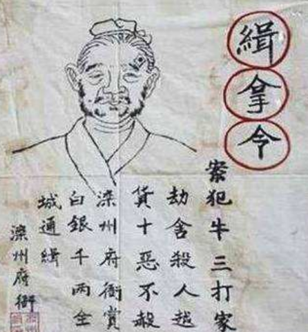 古代通缉令的画与文字结合，形式和特点是什么样的？
