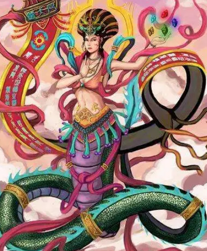 女娲传说：蛇身女神的由来与象征意义