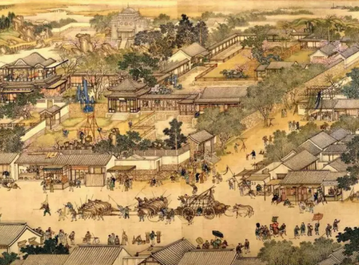 古时候的街市：繁华与风味的交织