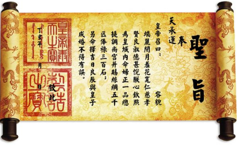 古代皇帝的圣旨：不可更改的天命