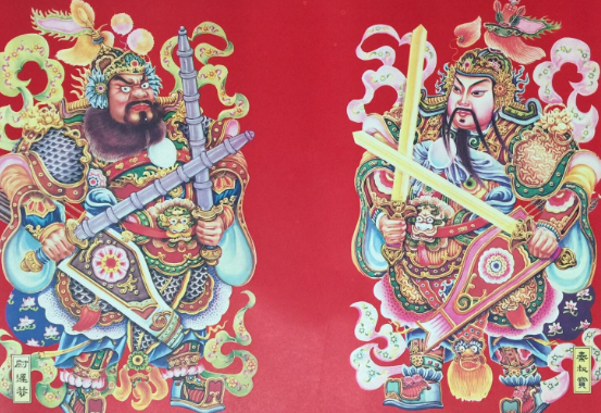 门神的传说：秦琼与尉迟恭如何成为守护之门神