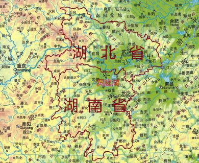 湖南湖北的古称与分合变迁