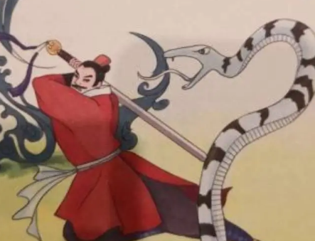 三国演义中最先出现的为什么是一条大青蛇？