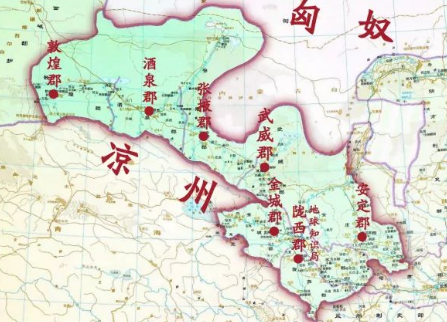 探索河西四郡的历史与地理，具体包括哪些城市？