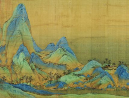 千里江山图描绘的神秘山脉