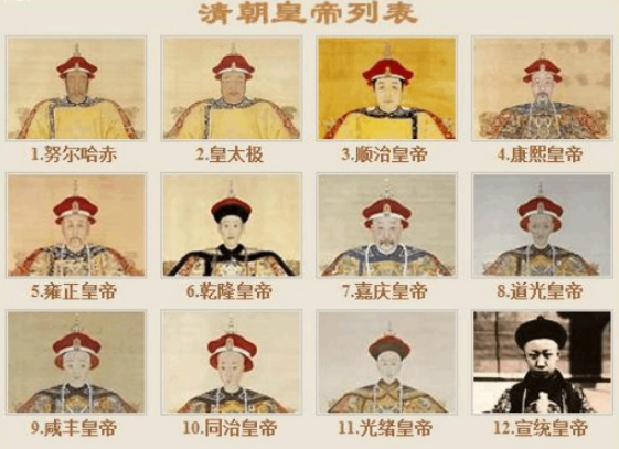 清朝十二帝：姓名、年号、谥号、庙号与在位时长一览